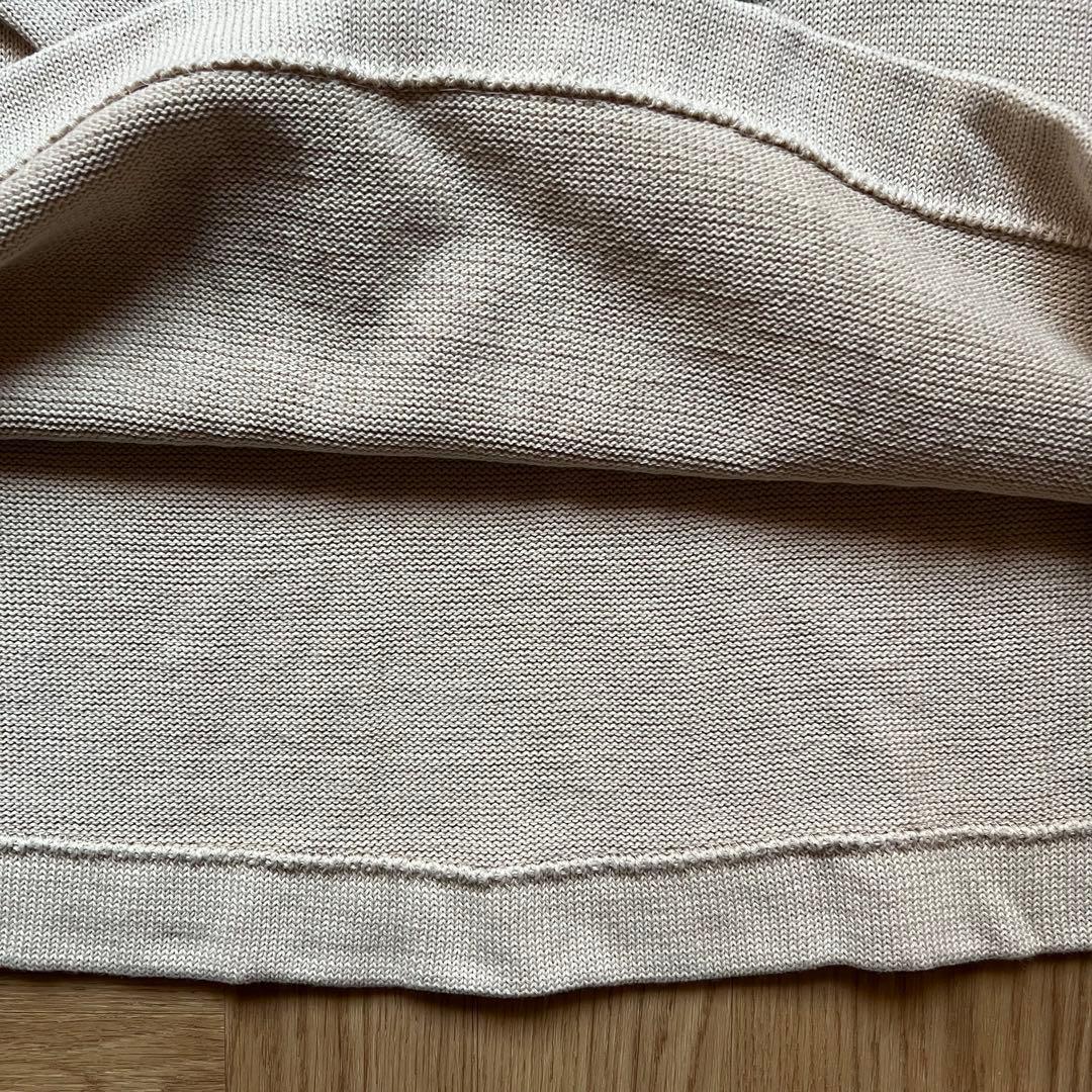 Yoli ヨリ Cotton long knit ベージュ