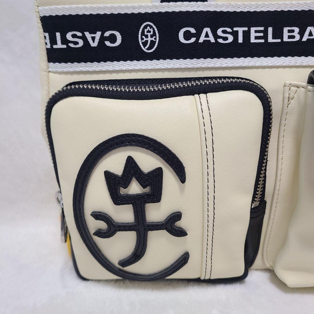 【カステルバジャック】ミニトートバッグ ドミネ ホワイト