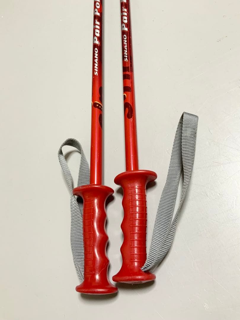 ジュニアスキー 4点セット　ATOMIC 板130cm／靴24-24.5cm