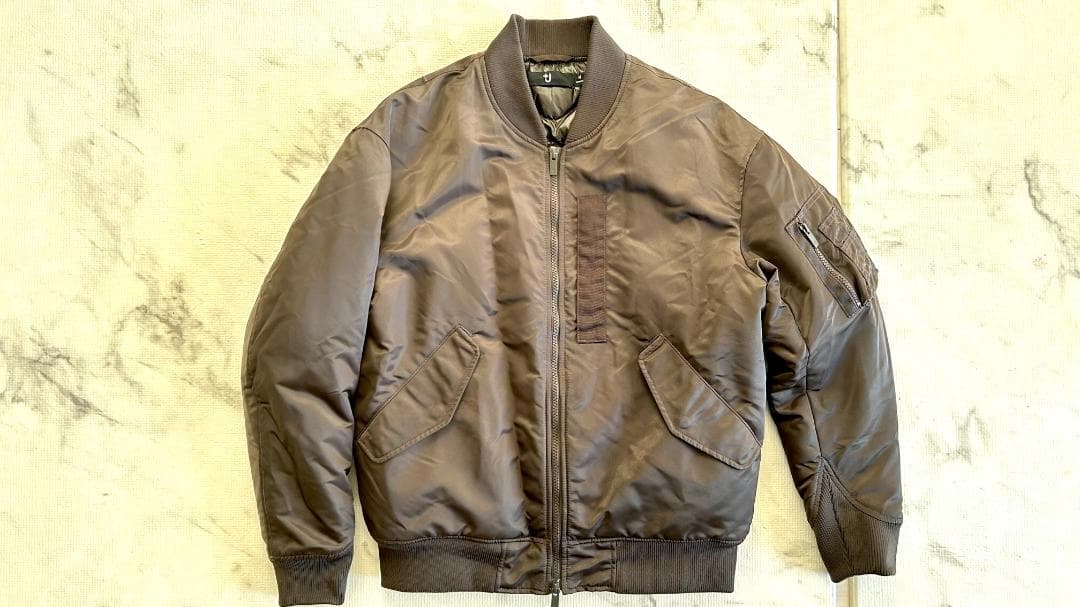 美品！ユニクロ ＋J ジルサンダー MA-1 ダウン Mサイズ