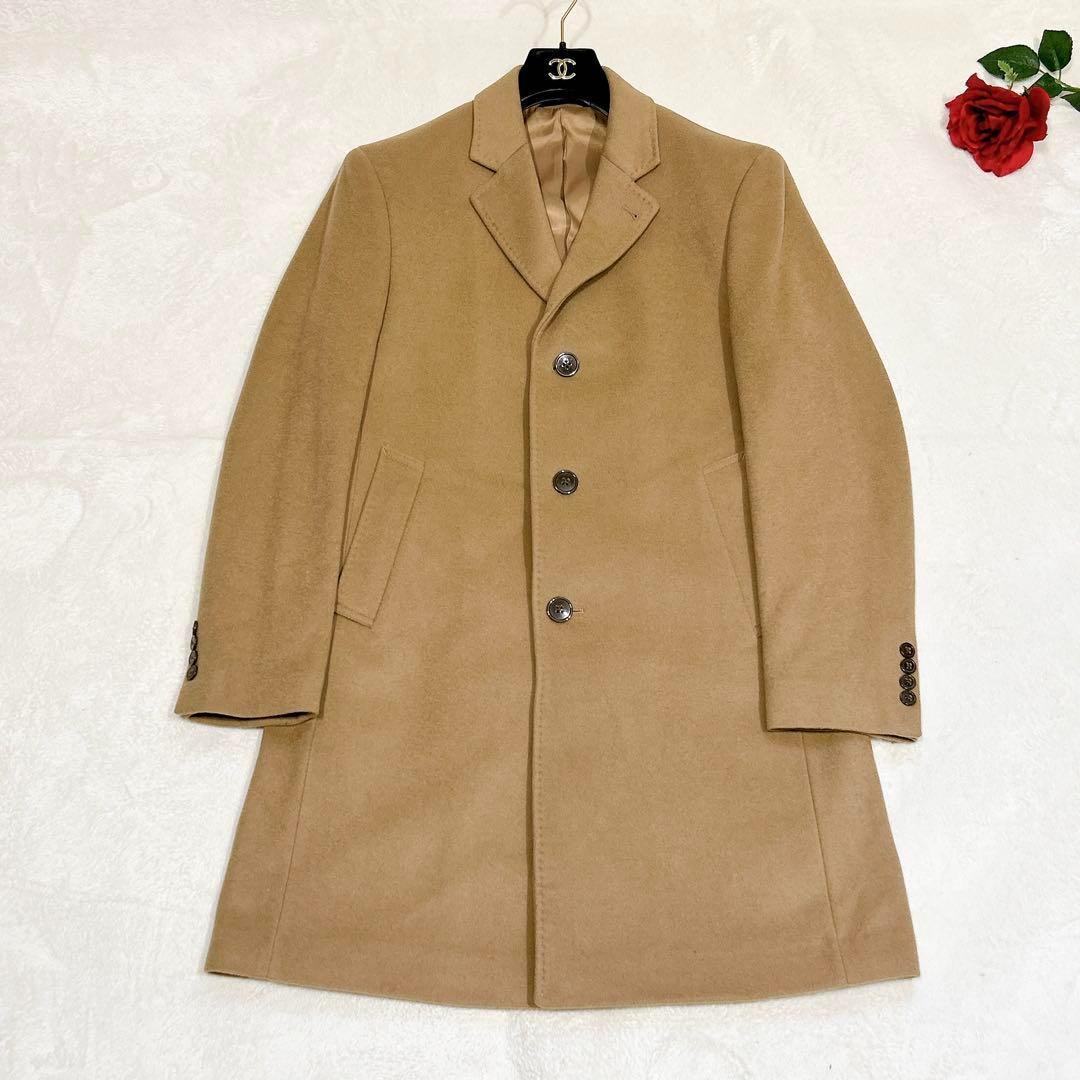 ほぼ未使用✨　ローレン　ラルフローレン　チェスターコート　キャメル　カシミヤ