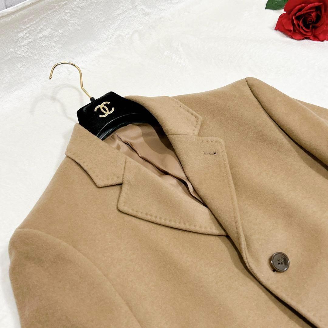 ほぼ未使用✨　ローレン　ラルフローレン　チェスターコート　キャメル　カシミヤ