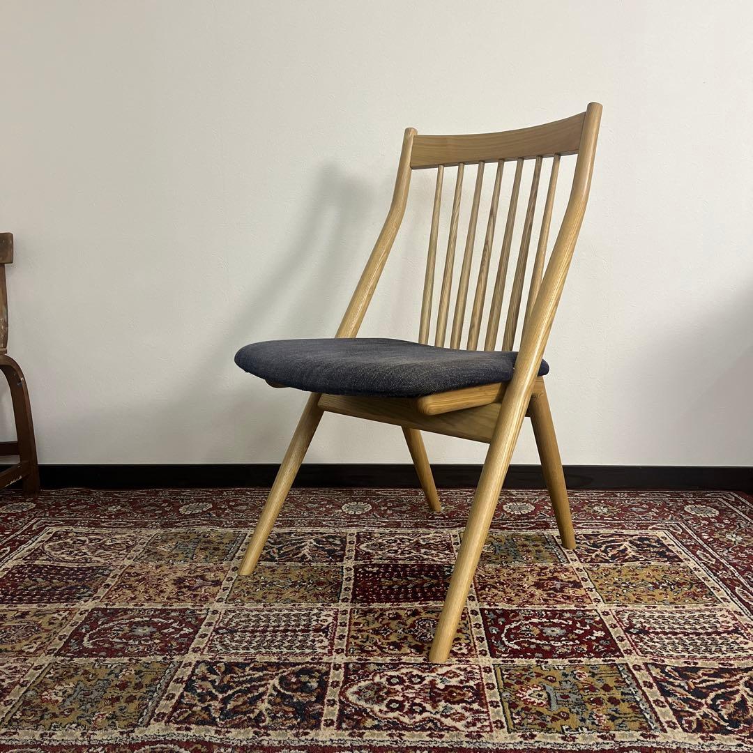 廃盤モデル 関家具◼︎ダイニングチェア DC ルーツ 木製チェア 椅子 B