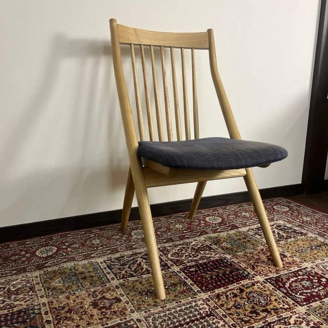 廃盤モデル 関家具◼︎ダイニングチェア DC ルーツ 木製チェア 椅子 B