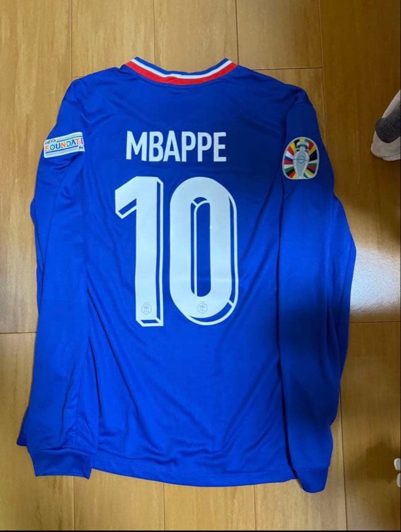レアル・マドリード フランス代表 エムバペ 10 長袖ユニフォーム