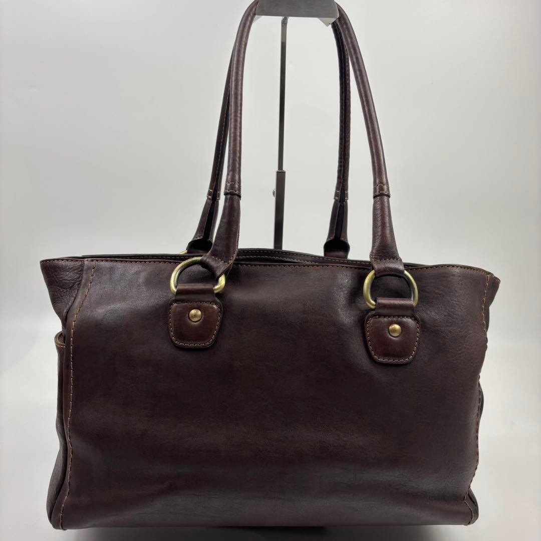 土屋鞄　トーンオイルヌメ　ミディアムトート　肩掛け　ビジネス　A4収納