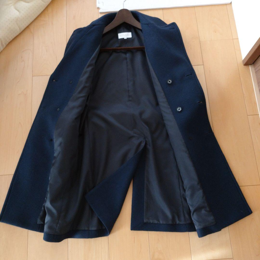 新品同様　マッキントッシュ　チェスターダブルコート　ウール　ネイビー 40