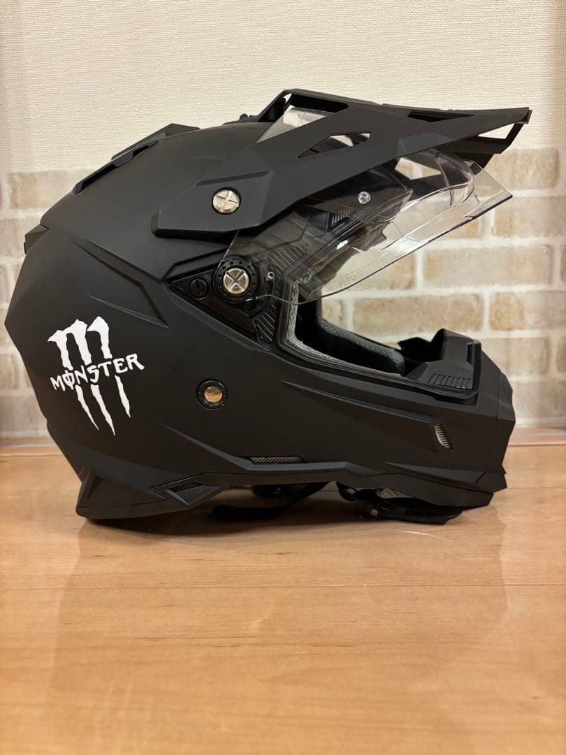 オフロードヘルメットマットブラック 全排気量対応