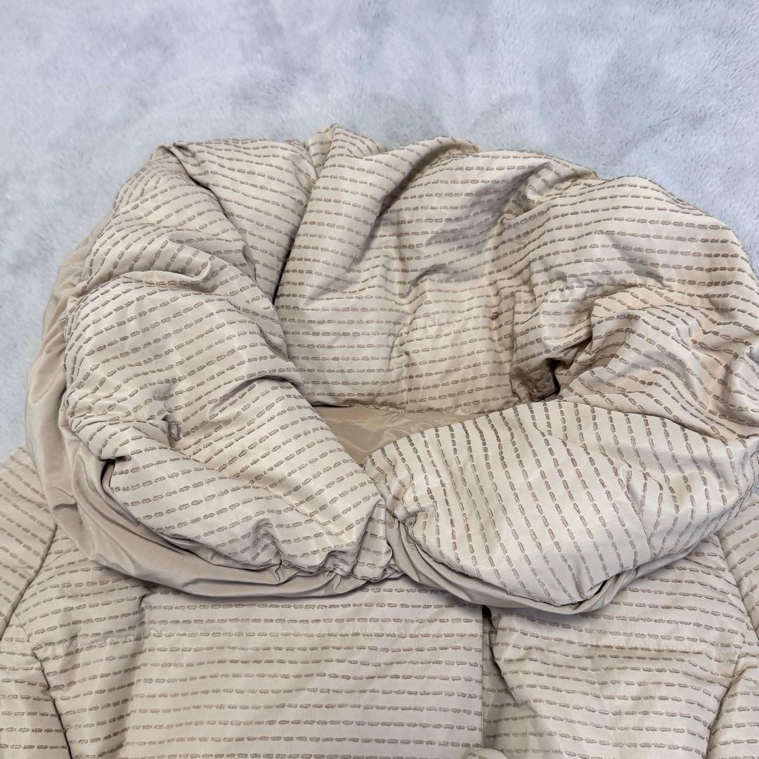 美品　TO BE CHIC フリル　リバーシブル ダウンジャケット 女優襟