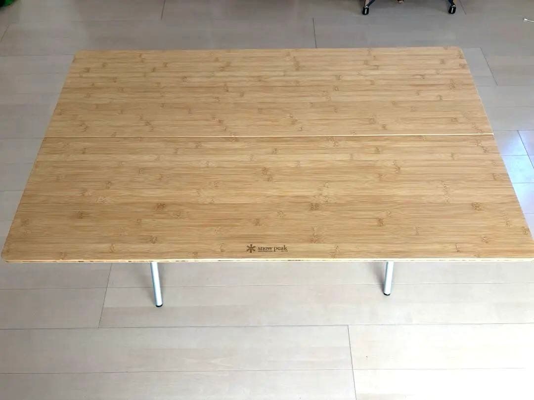 スノーピーク　ワンアクションテーブルロング竹