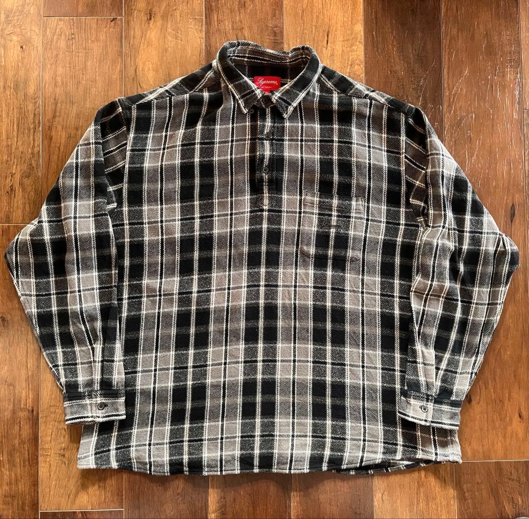 supreme フランネルネルシャツ XL.サイズ