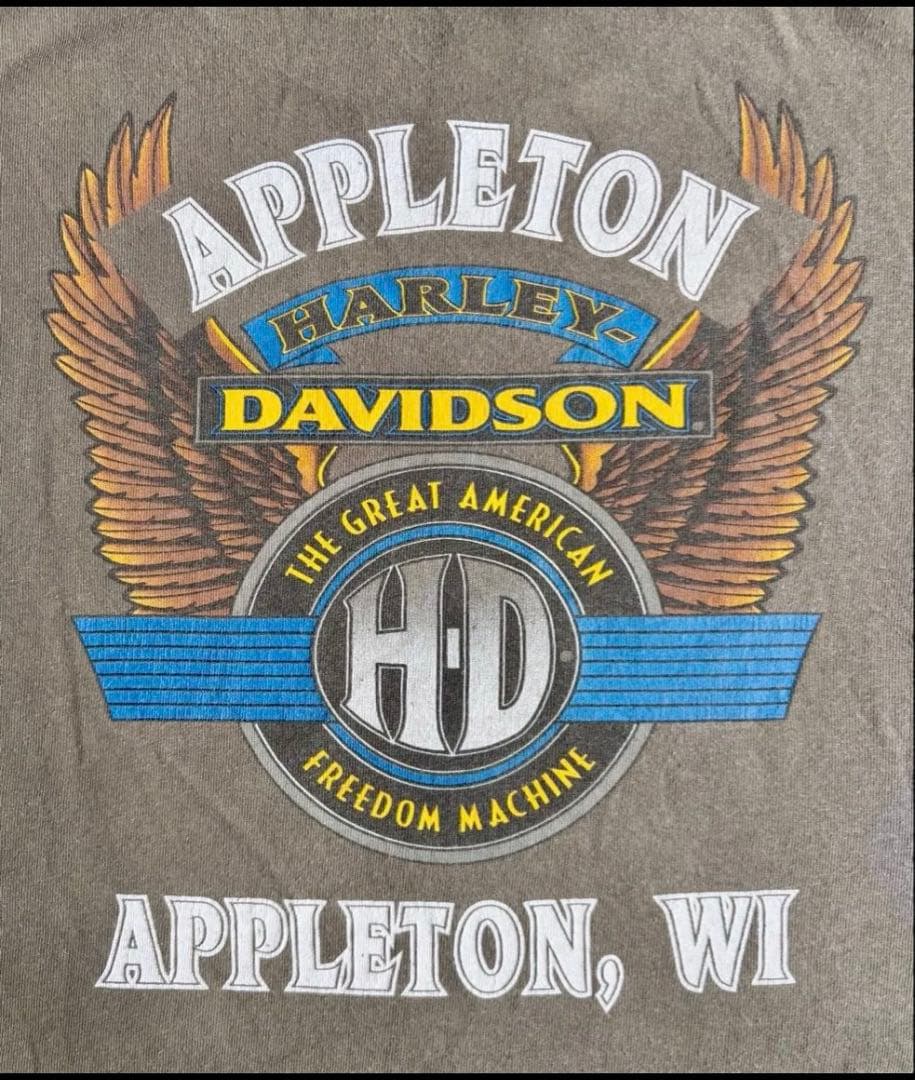 HarleyDavidson 90s USA製 半袖 ビンテージ tシャツ L
