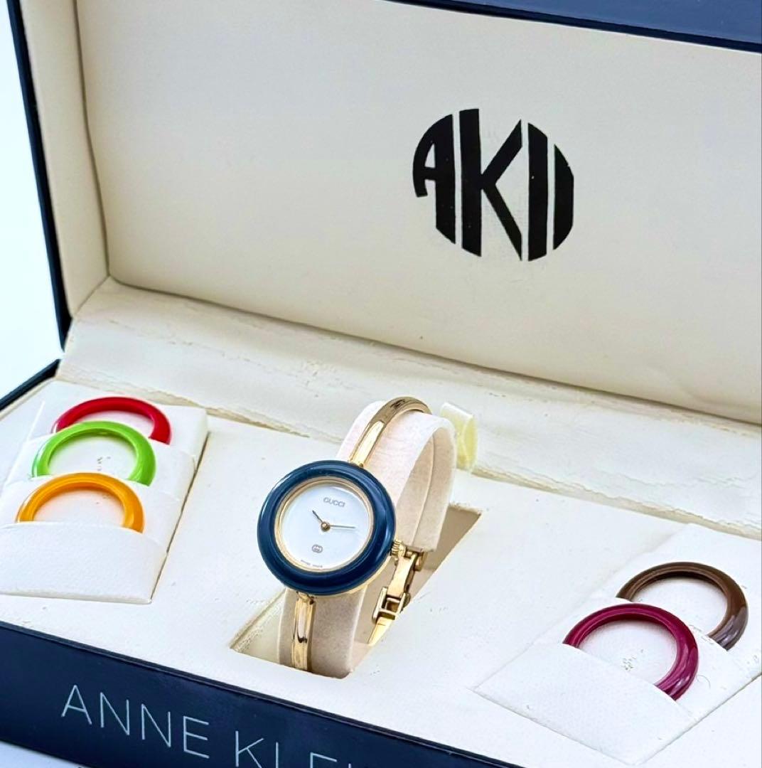 新品電池　GUCCI チェンジベゼル 腕時計 クォーツ　レディース　全6色