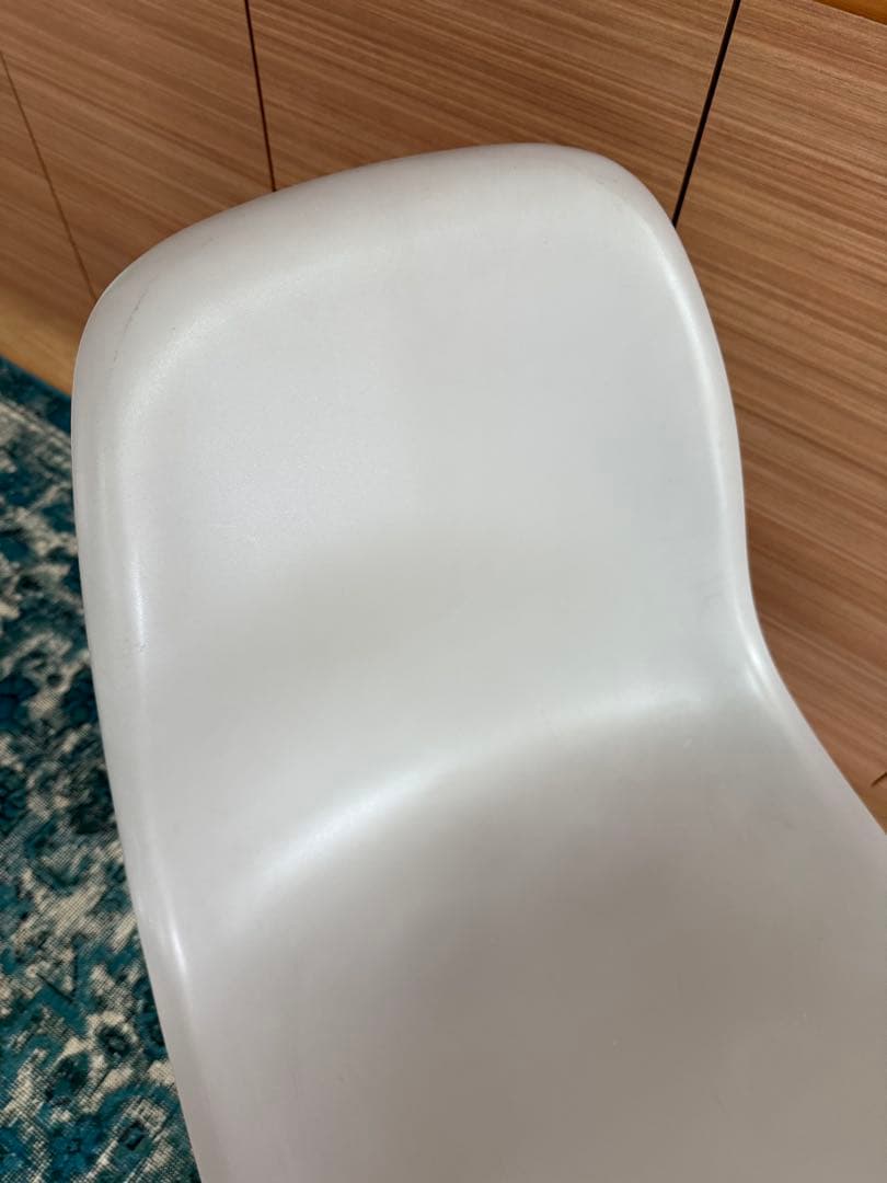 イームズ シェルチェア DSR Vitra製 ホワイト エッフェルベース