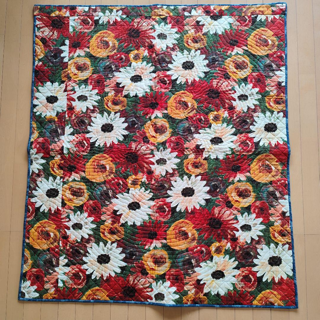 パッチワークタペストリー「バラの花園」