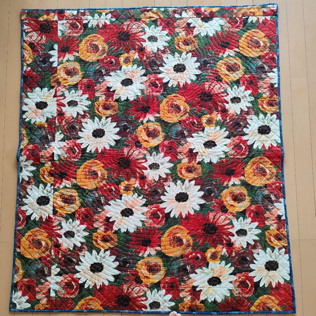 パッチワークタペストリー「バラの花園」