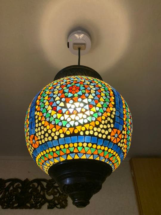 モザイクガラスペンダントランプ、吊り下げ