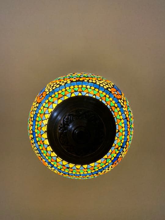 モザイクガラスペンダントランプ、吊り下げ