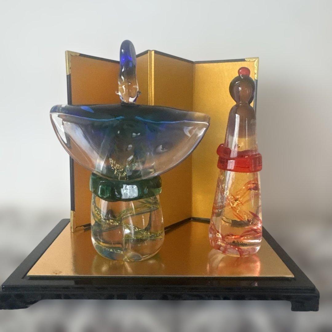 Multi Glass ガラスの雛人形