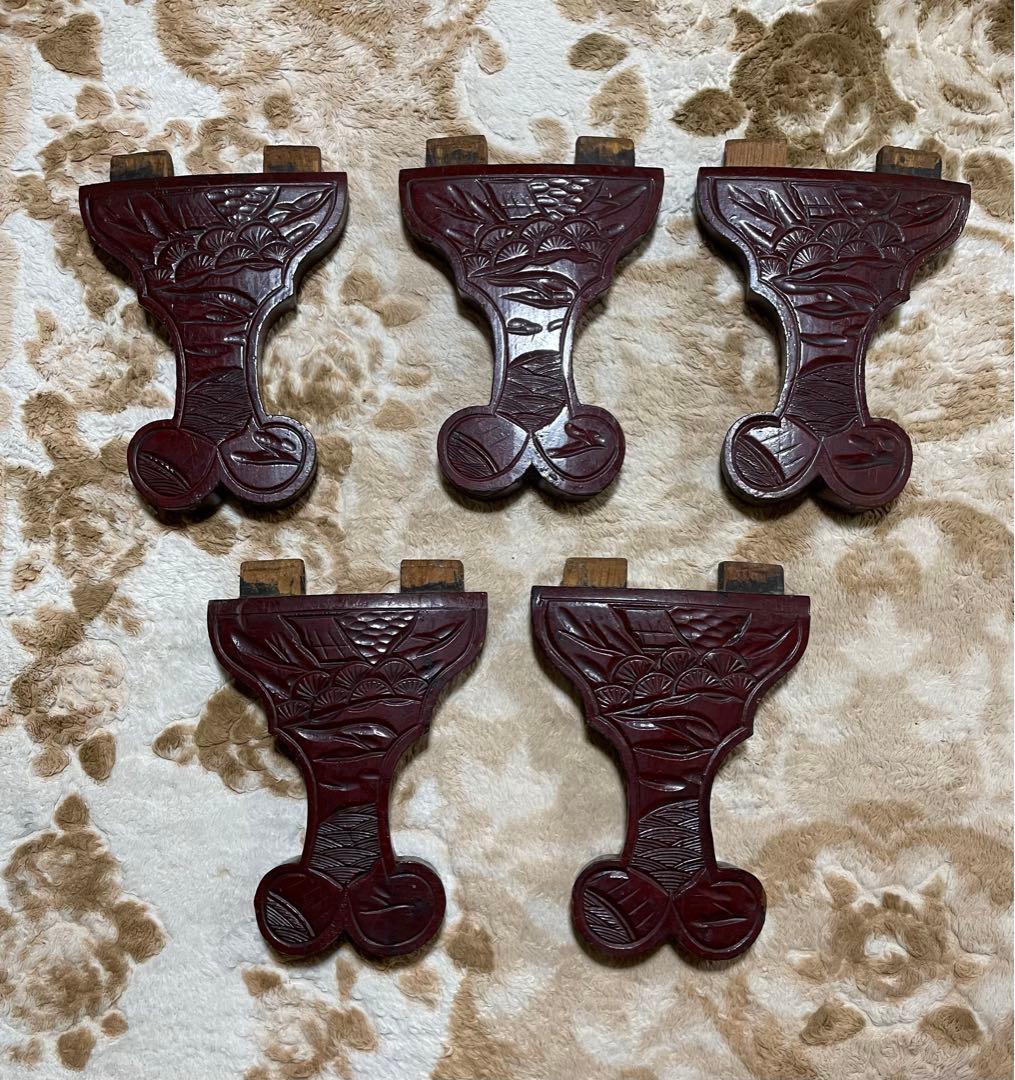 【再値下げ！】鎌倉彫 ちゃぶ台 昭和レトロ