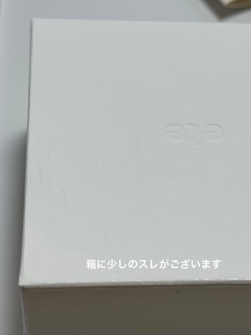 ete K18フック ベネチアンチェーン ロングピアス 約6cm YG 美品
