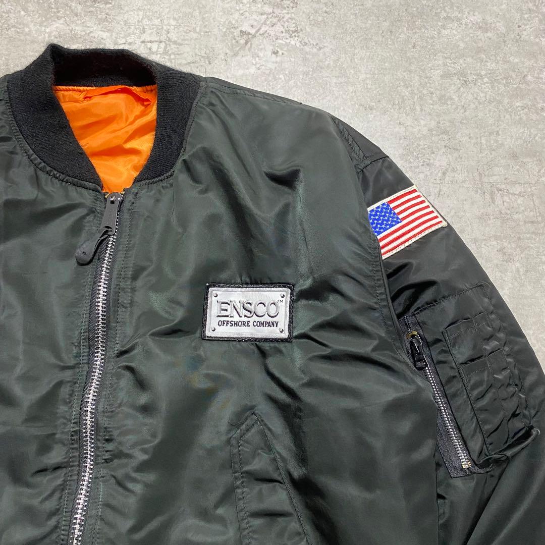 70s 80s USA製 Spiewak MA-1 企業 ワッペン 50