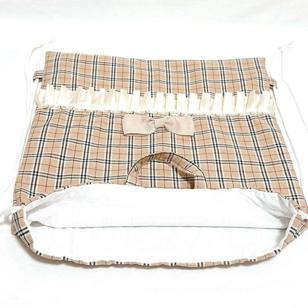 ベージュ◇チェック柄　女の子　入園入学３点セット◇