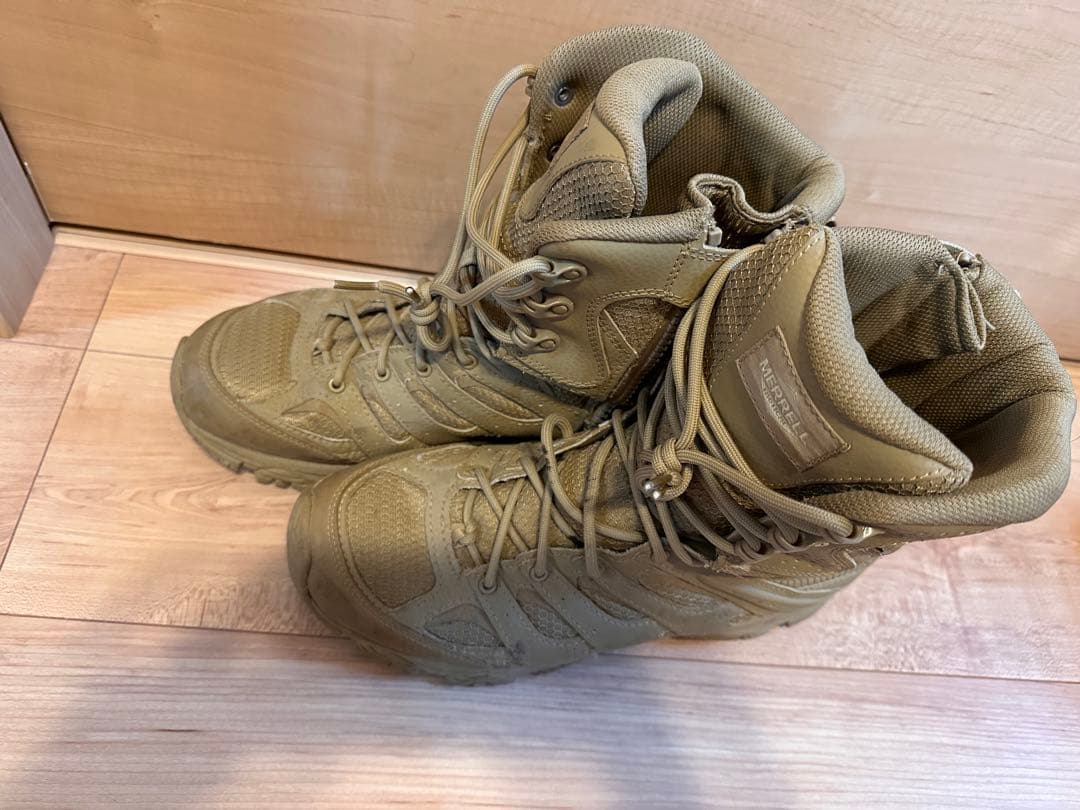 メレル　ミリタリーブーツ オリーブドラブ ハイカット