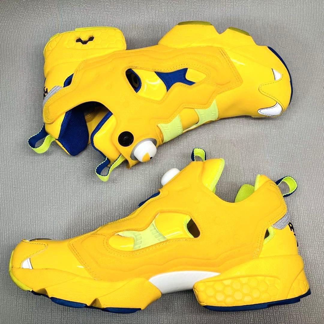 【希少美品】Reebok27.5㌢ポンプフューリーミニオンズ　FY3404 黄色