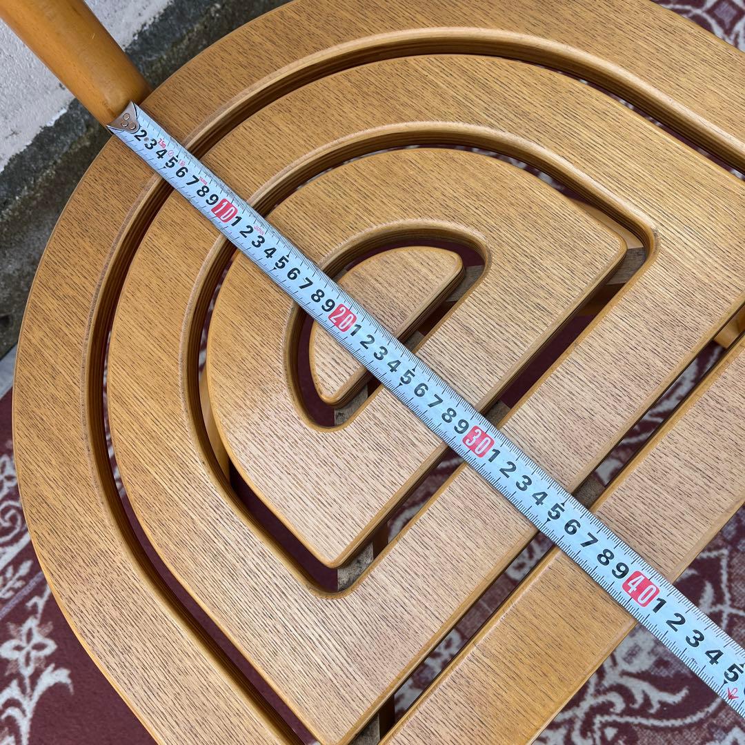 古家具ビンテージ品◾️National 木製家具 アームチェア 木製チェア