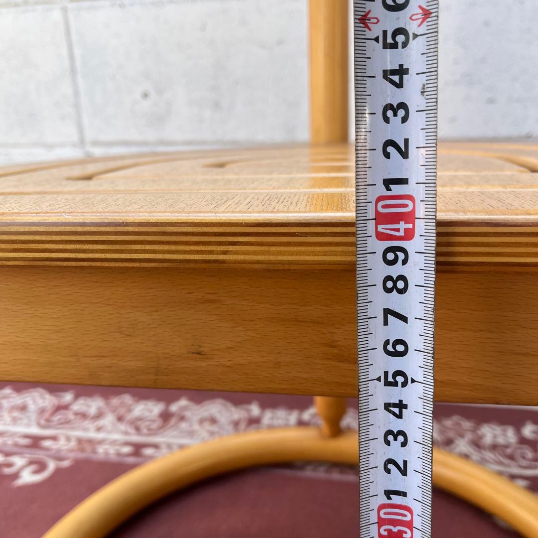 古家具ビンテージ品◾️National 木製家具 アームチェア 木製チェア