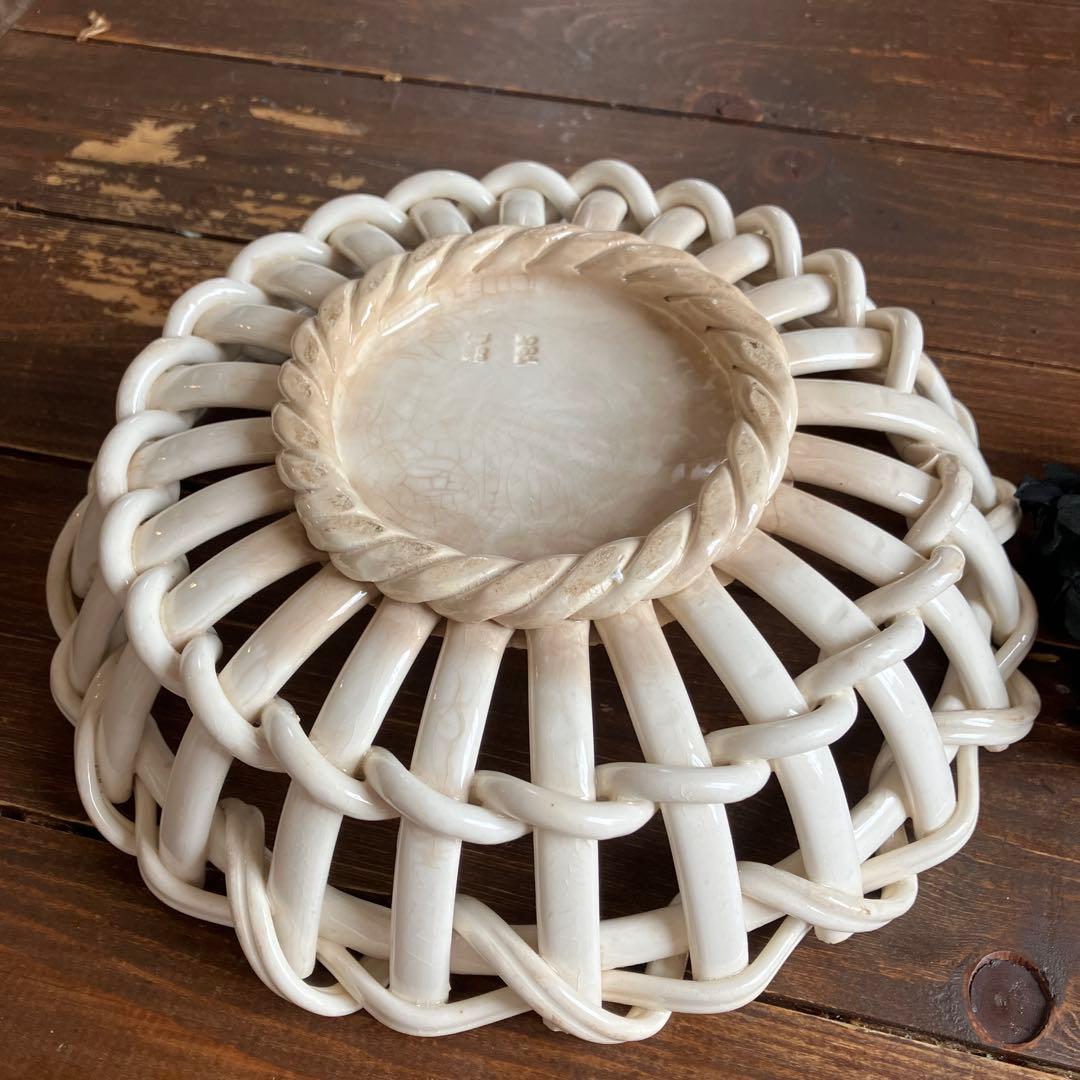 フランスアンティークパニエ皿 パニエプレート 皿 籠 パニエプレート