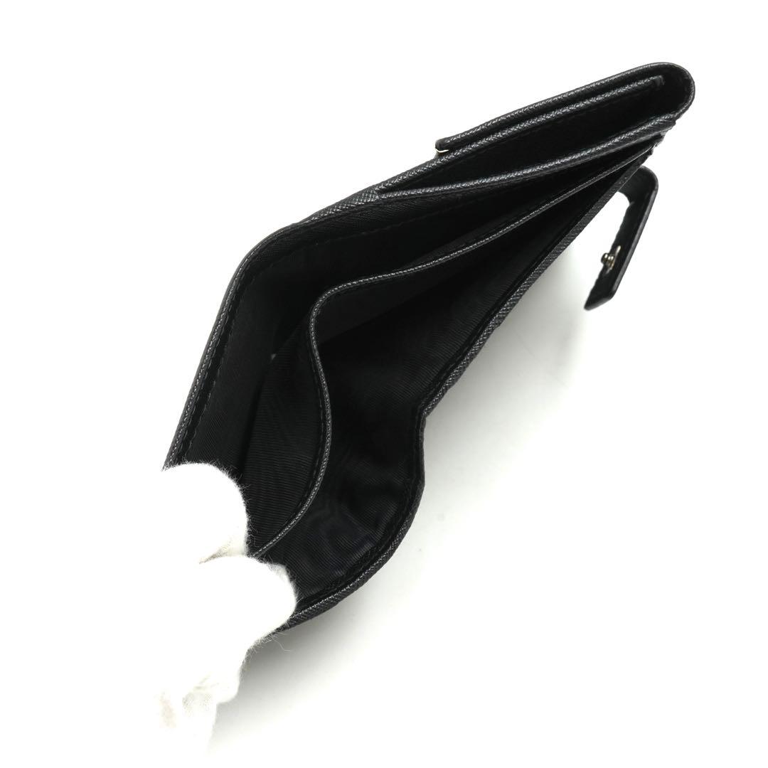 ✨プレゼント梱包✨　Ferragamo ミニ財布　ガンチーニクロジャー　黒色