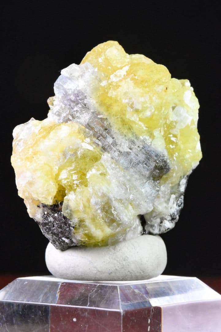 タンザニア メレラニヒルズ産 イエロープレナイト＆タンザナイト