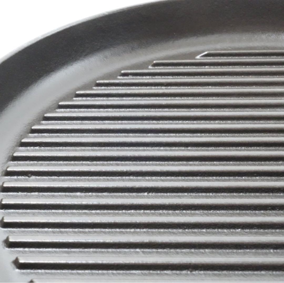 【美品】ストウブ staub ピュアグリル　ラウンド 30cm ブラック