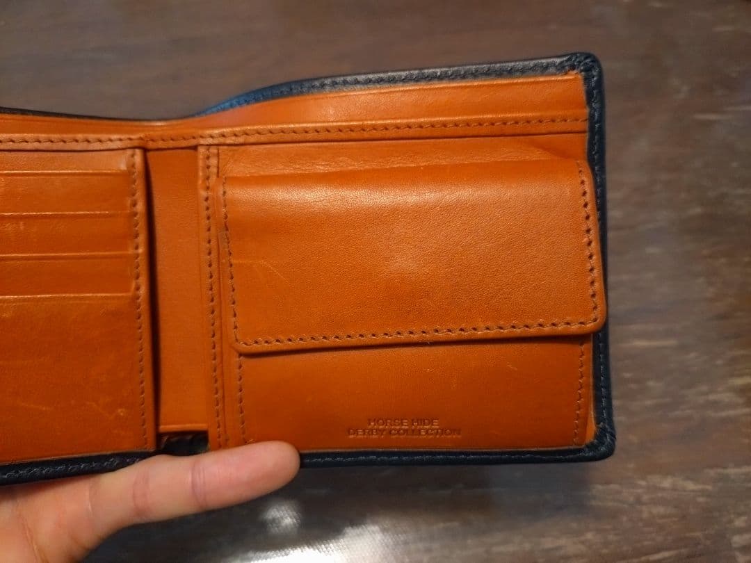ホワイトハウスコックス　ホースハイドダービーコレクション　二つ折り財布
