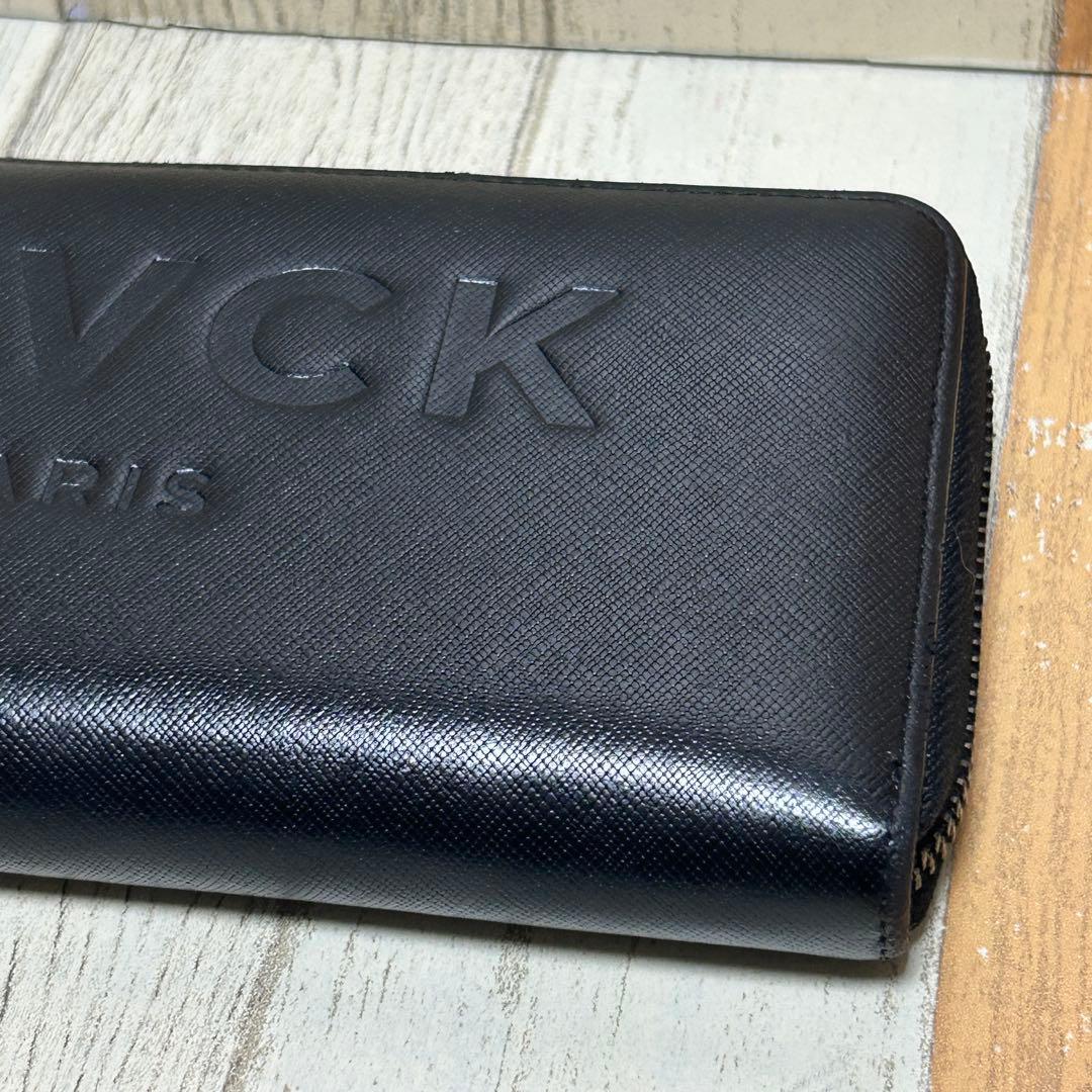 【BLVCK PARIS】ブラックパリ　長財布　ブラック　レザー　ロゴ