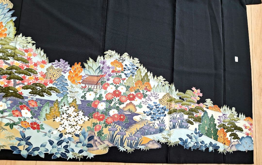 着物リメイクワンピース3648