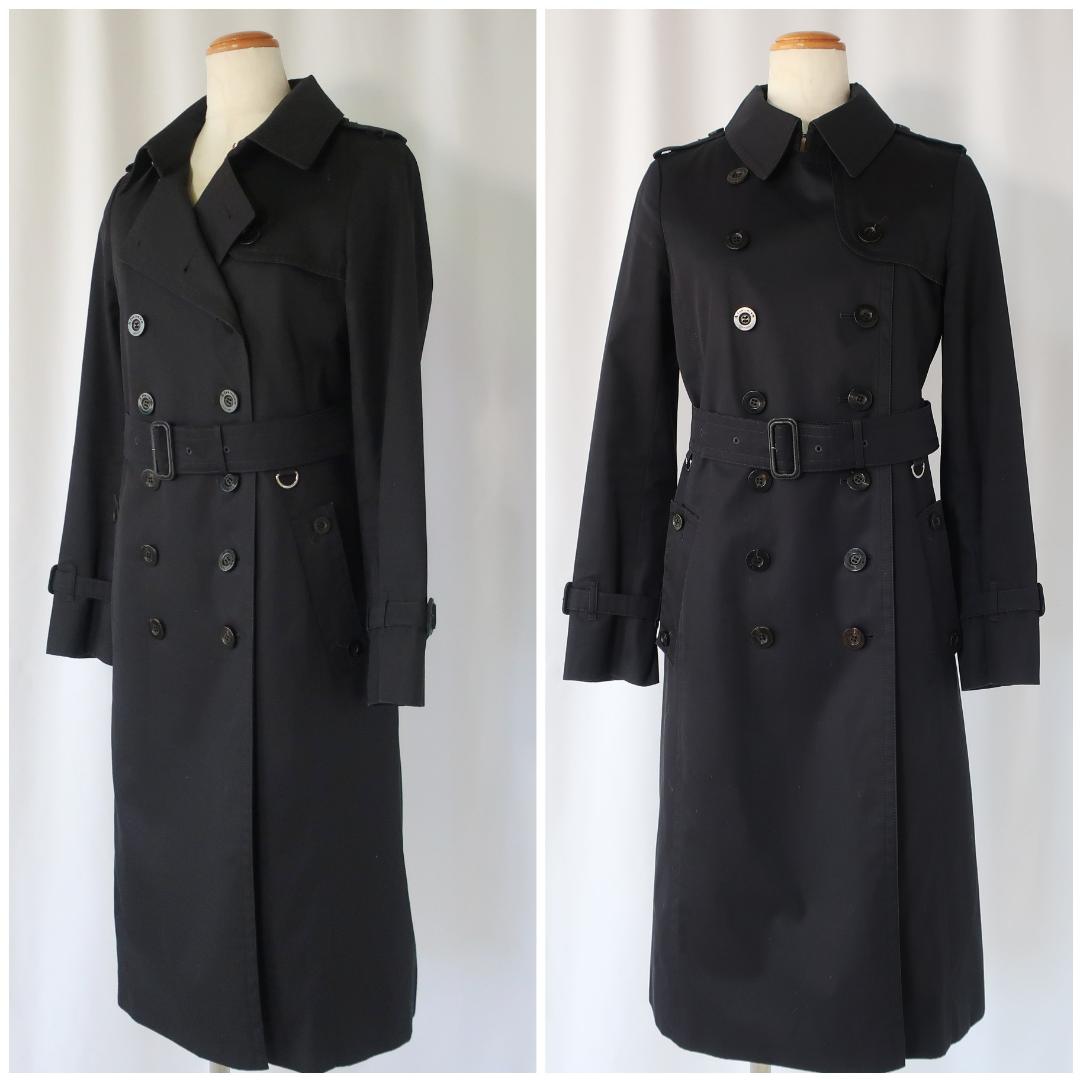 アクアスキュータム トレンチコート ロング ベルト キルティングライナー 8