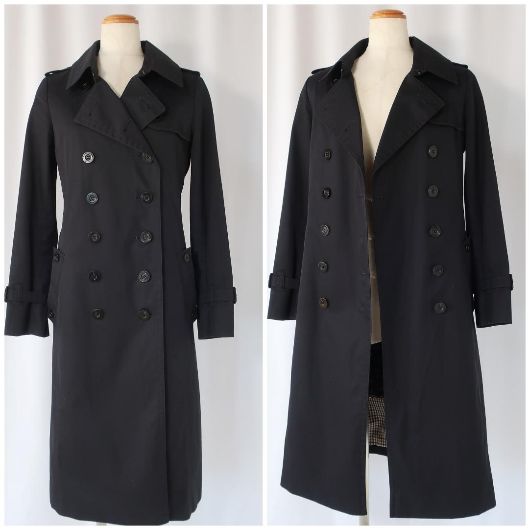 アクアスキュータム トレンチコート ロング ベルト キルティングライナー 8