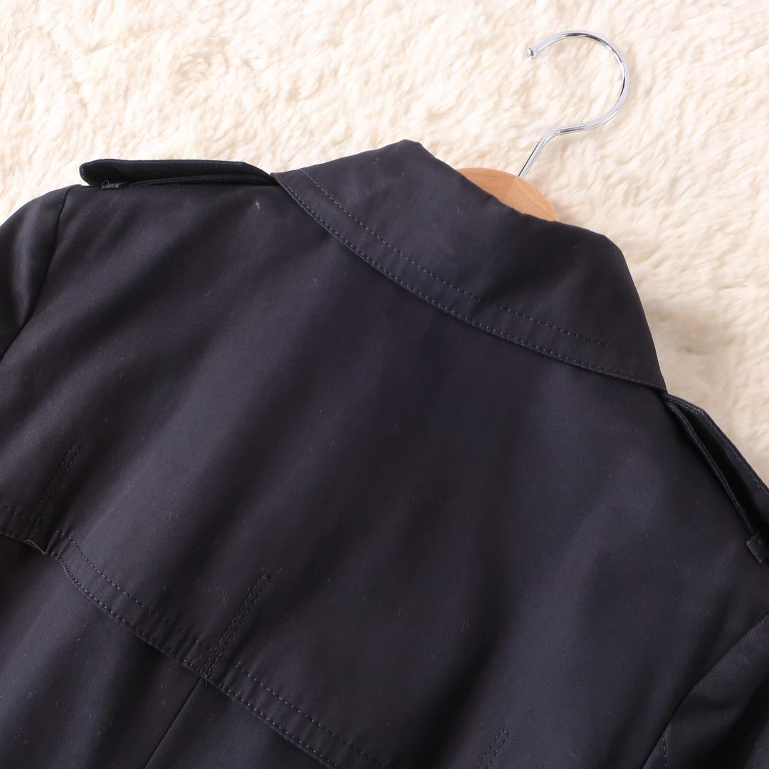 アクアスキュータム トレンチコート ロング ベルト キルティングライナー 8