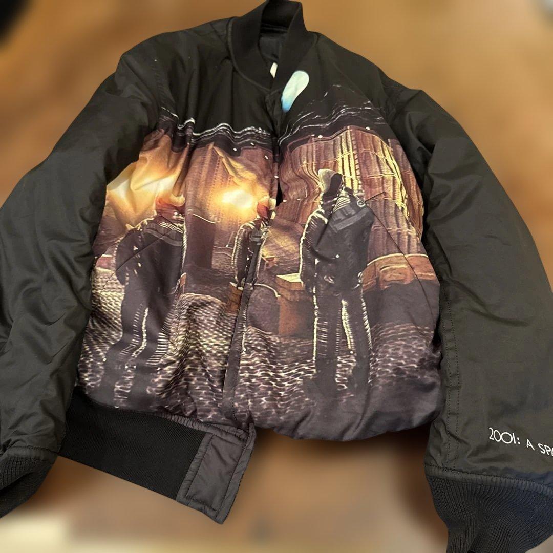 UNDER COVER 2001年宇宙の旅 MA-1 リバーシブル　総柄転写