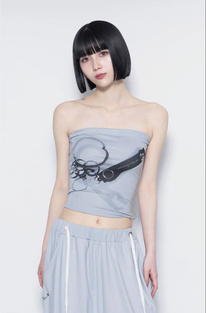 theredthread S print tops charm ベアトップ ベア