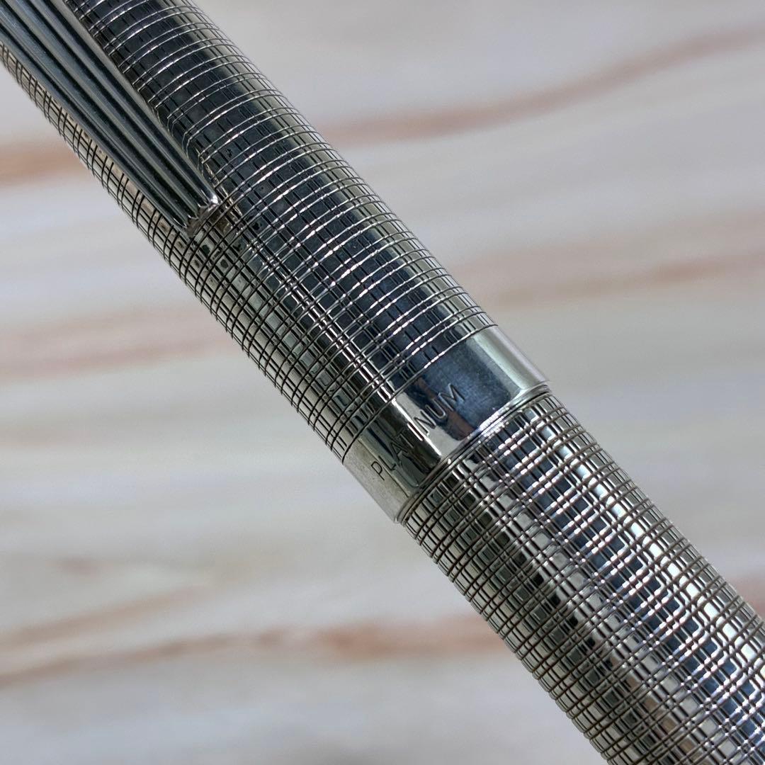 プラチナ万年筆 PLATINUM　1stプラチナ 　軸銀製　プラチナプラチナ