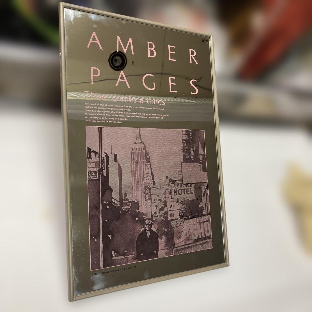 激レア　80s-90s 当時モノ　GORO SASAKI 佐々木悟郎　パブミラー