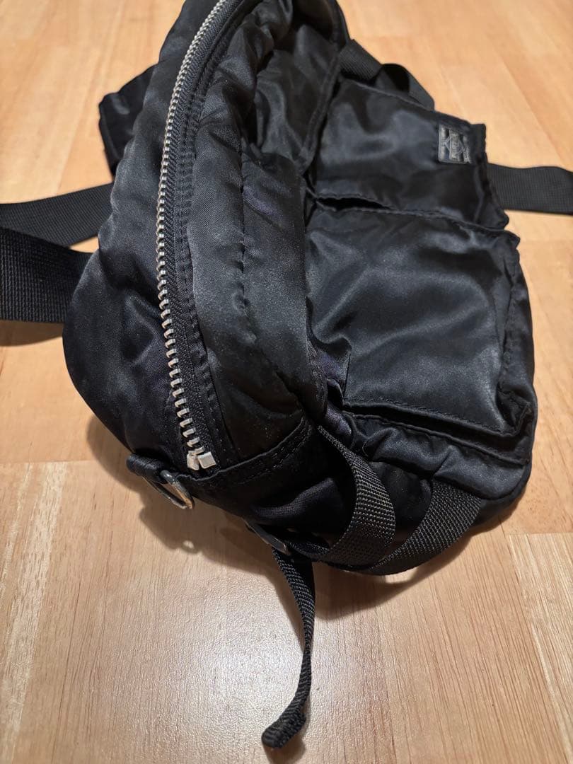 ポーターPORTER タンカー　ウエストバッグ　ボディバッグ　ブラック