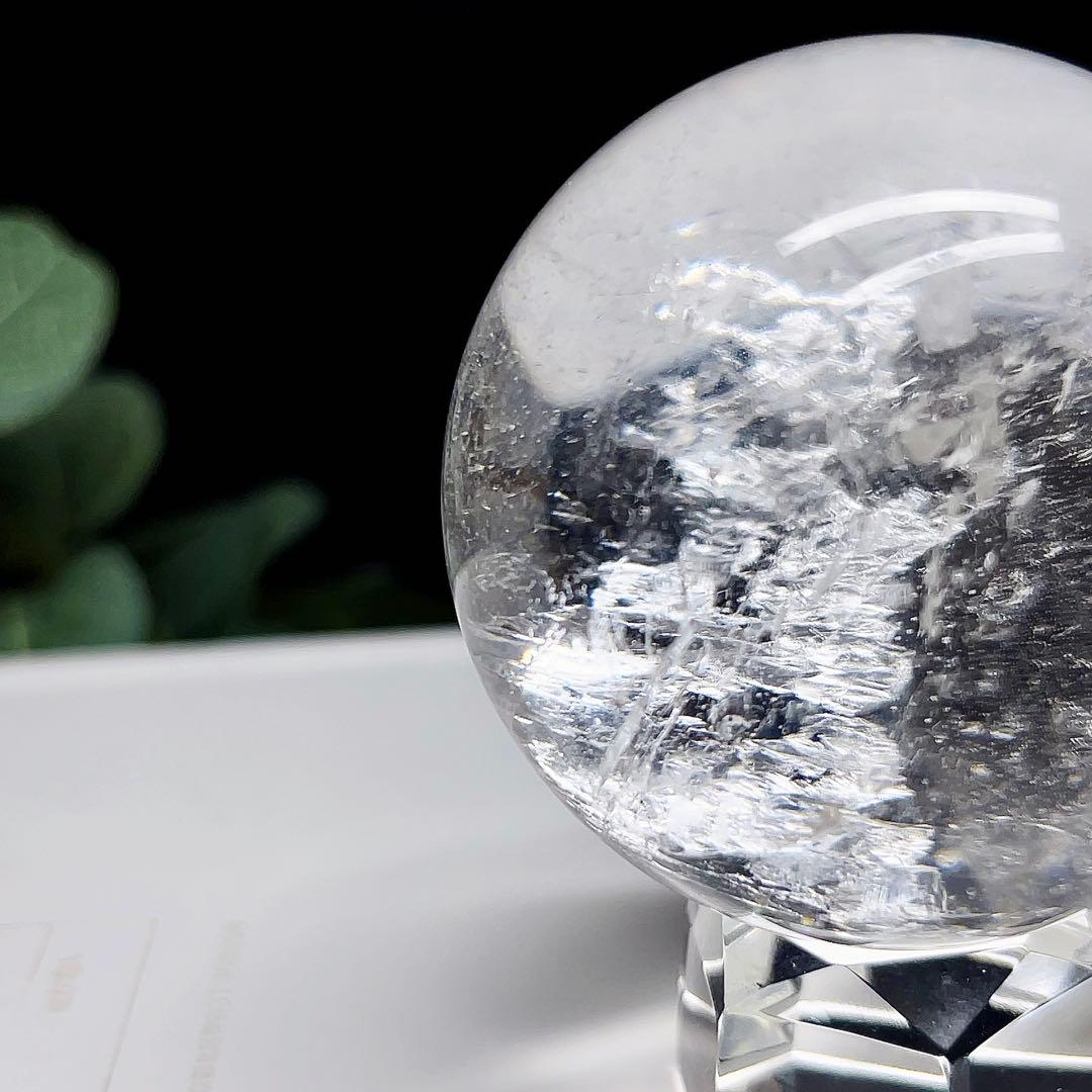 ヒマラヤ水晶　水晶　丸玉　スフィア　パワーストーン　天然石　【超美品】 2