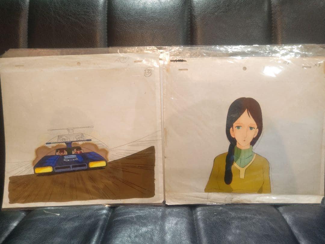 セル画。マクロス、超攻速ガルビオン、魔境伝説アクロバンチなど。