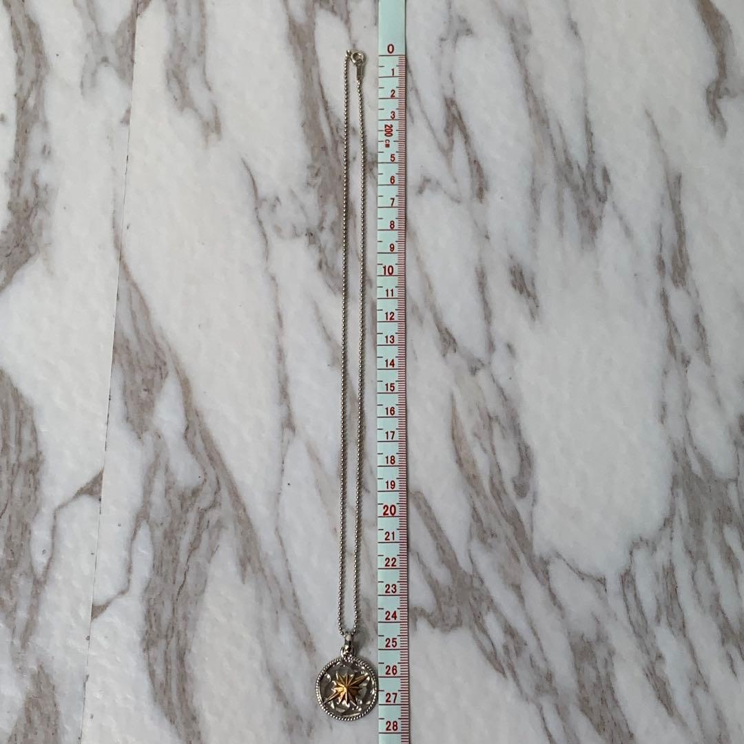 SAAD ネックレス 太陽神 たたき  silver925 ボールチェーン