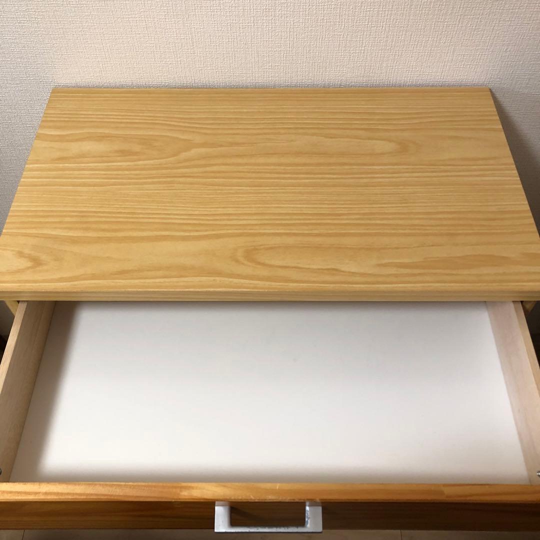 4段チェスト　天然木　バイカラー タンス 箪笥